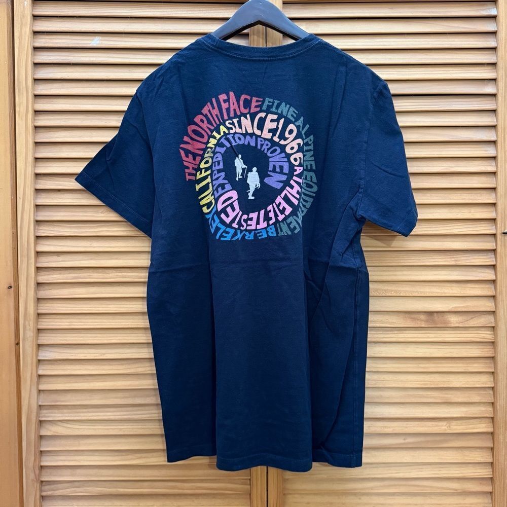 The North Face Men's Navy Blue Short Sleeve Tee size large